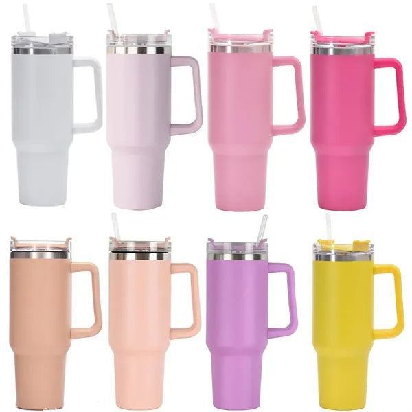 40oz Car Tumbler with Handle