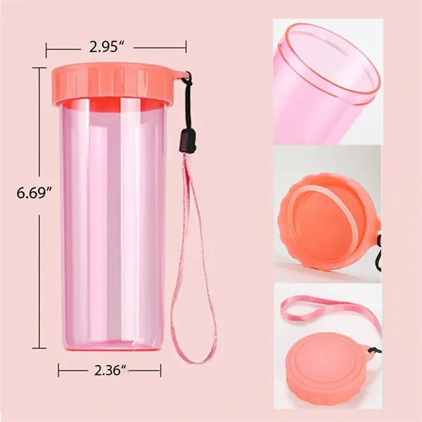Translucent Plastic Water Bottle