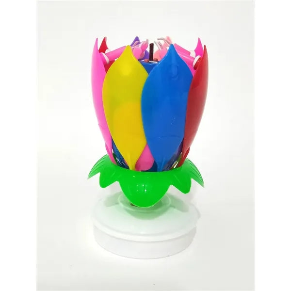 Lotus flower birthday candles