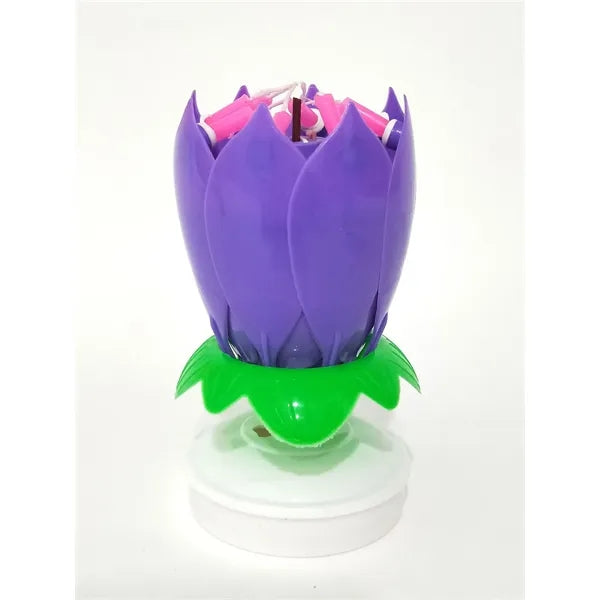 Lotus flower birthday candles