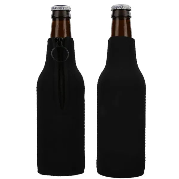 Neoprene 12 OZ. Bottle Cooler w/Zipper