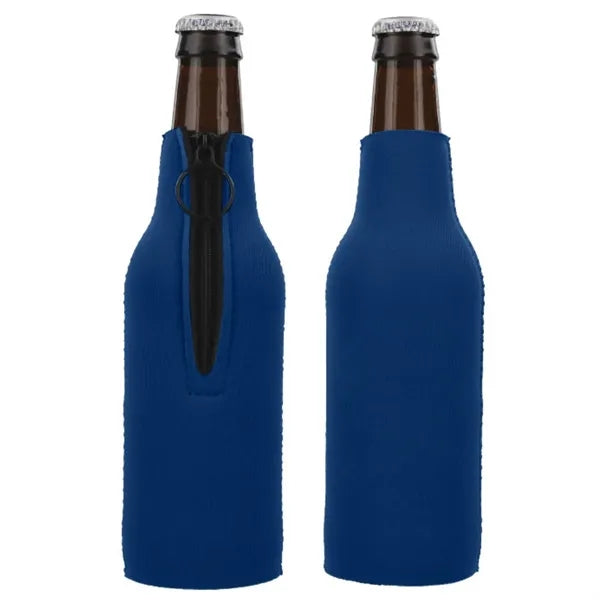 Neoprene 12 OZ. Bottle Cooler w/Zipper