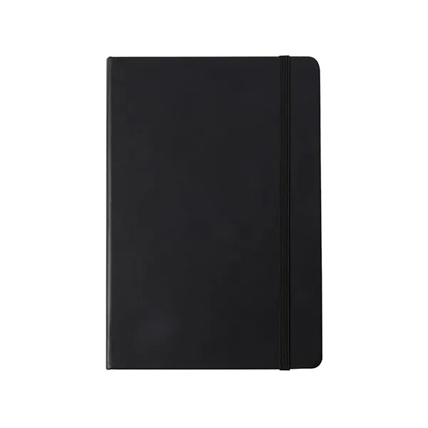 A5 Faux Leather Notebook with Elastic Band