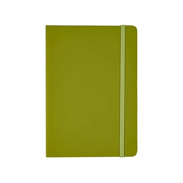 A5 Faux Leather Notebook with Elastic Band
