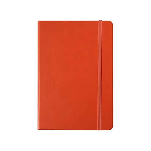 A5 Faux Leather Notebook with Elastic Band