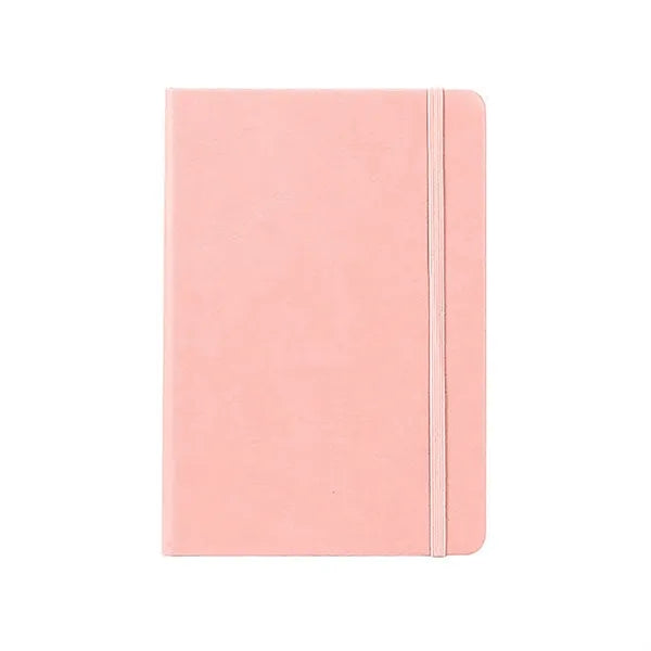 A5 Faux Leather Notebook with Elastic Band