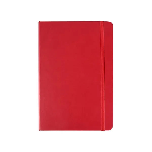 A5 Faux Leather Notebook with Elastic Band