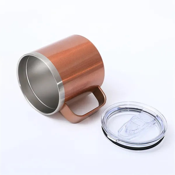 14 OZ Stainless Steel Insulated Coffee Mug With Lid