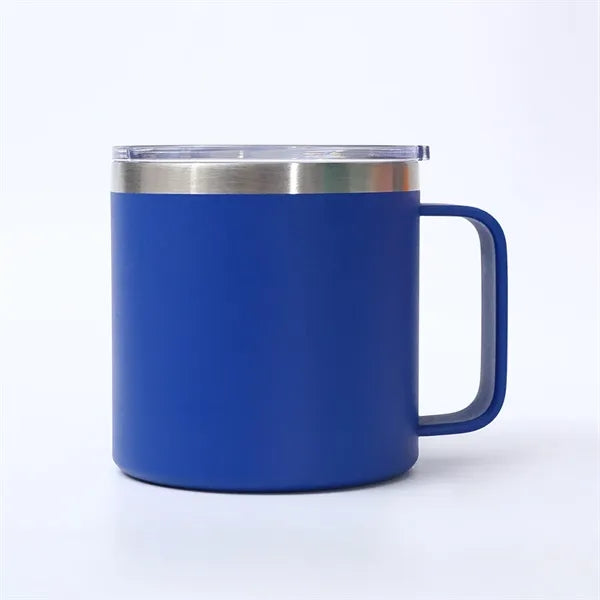 14 OZ Stainless Steel Insulated Coffee Mug With Lid