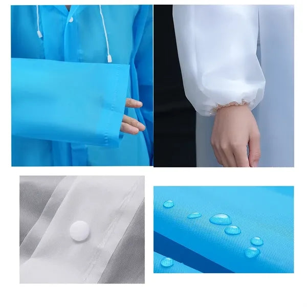 EVA Rain Long Ponchos Lightweight Raincoat