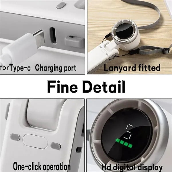 3 IN 1 Mini Handheld Turbo Fan