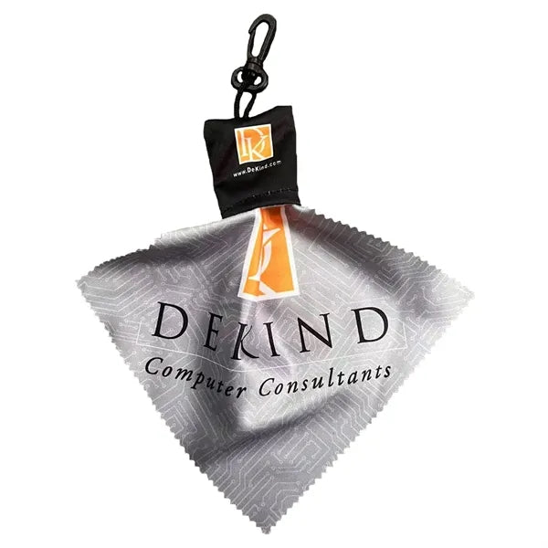 Microfiber Cloth Keychain Pouch