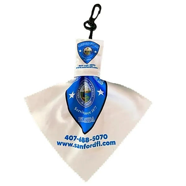 Microfiber Cloth Keychain Pouch