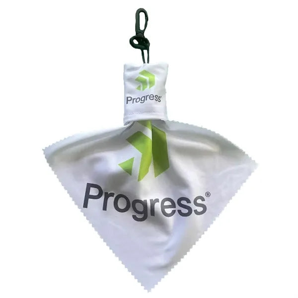 Microfiber Cloth Keychain Pouch