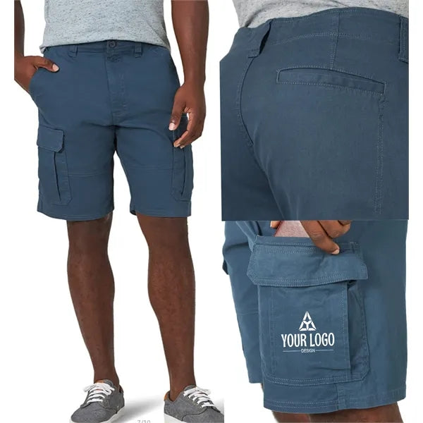 Men's Cargo Workwear Shorts with Multi - Pocket Design