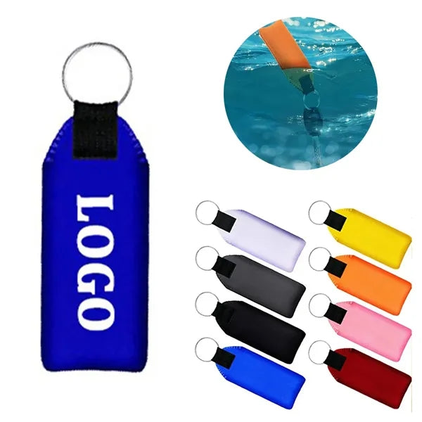 Neoprene Floating Keychain