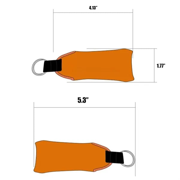 Neoprene Floating Keychain