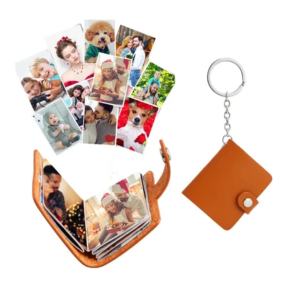 Mini Photo Keychain Album Portable Personalized Picture