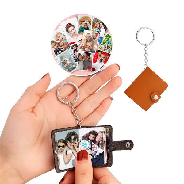 Mini Photo Keychain Album Portable Personalized Picture
