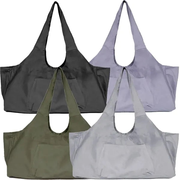 Travel Yoga Mat Canvas Tote Bag