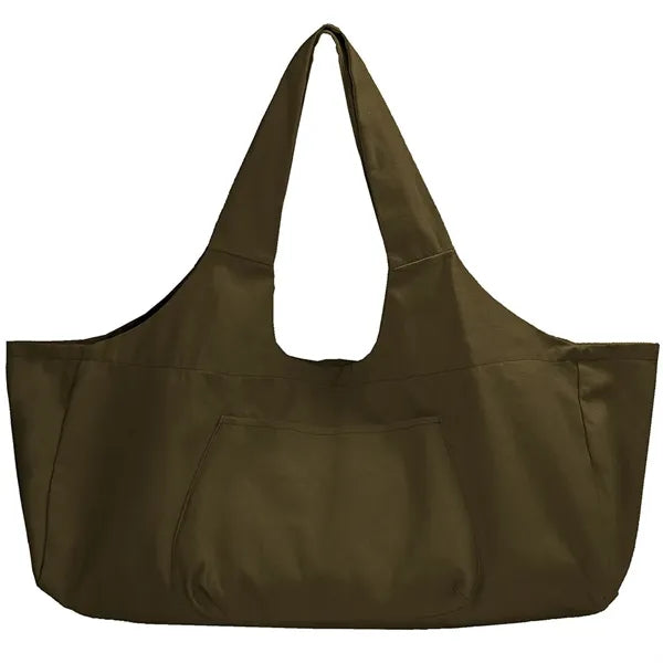 Travel Yoga Mat Canvas Tote Bag