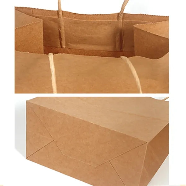 Kraft Paper Gift Wrap Bags with Handles Bulk