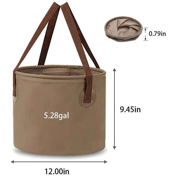 Portable 5 Gallon Collapsible Foldable Bucket Container