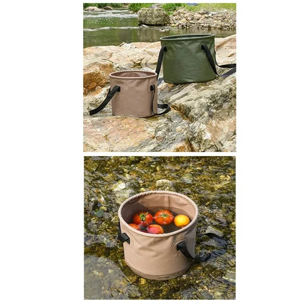 Portable 5 Gallon Collapsible Foldable Bucket Container