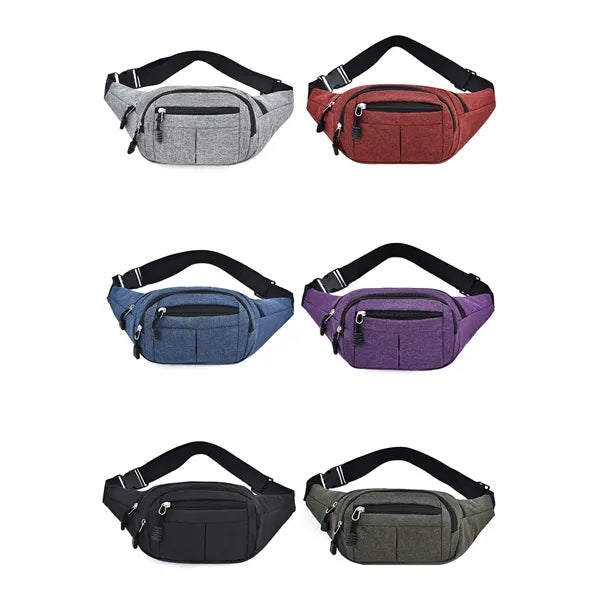 Durable Sport Waist Bag with Multiple Pockets