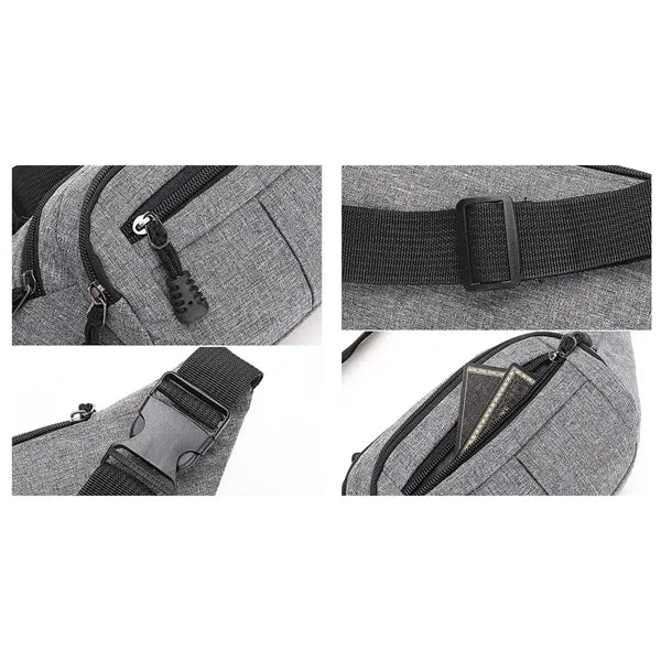 Durable Sport Waist Bag with Multiple Pockets