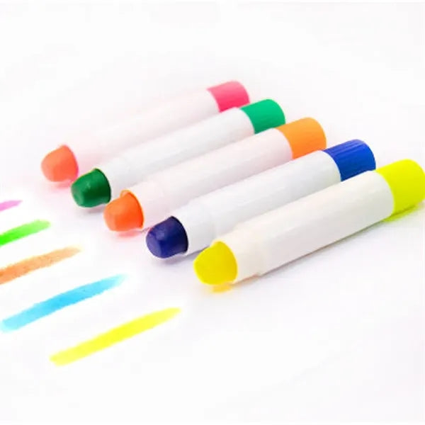 5 Piece Highlighter Marker Set in Clear Case
