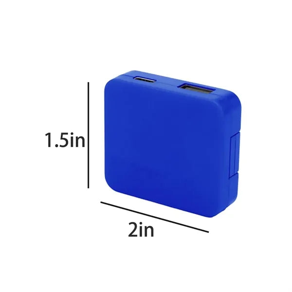 4-Port USB Hub with Flip Plug