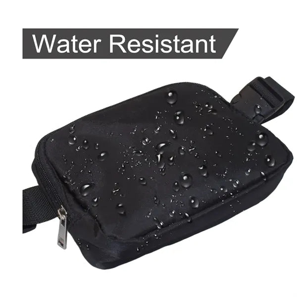 Unisex Running Belt Crossbody Bag with Adjustable Strap