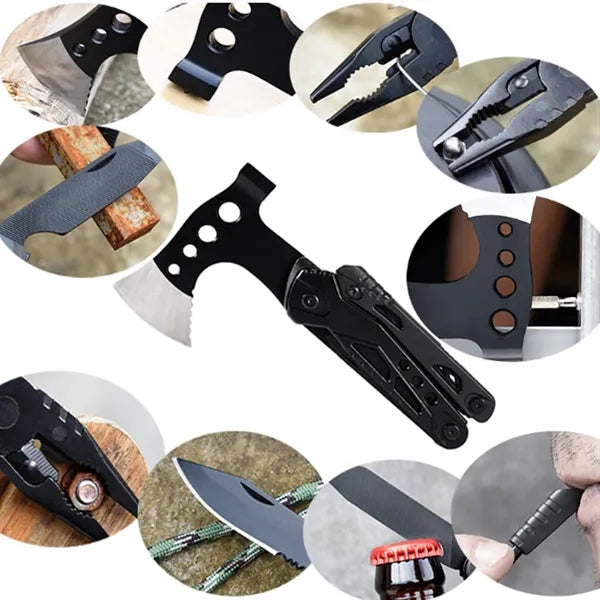 Multi Function Folding Tactical Axe Pliers Tool