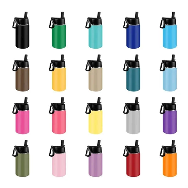 12oz Stainless Steel Insulated Sports Water Bottle