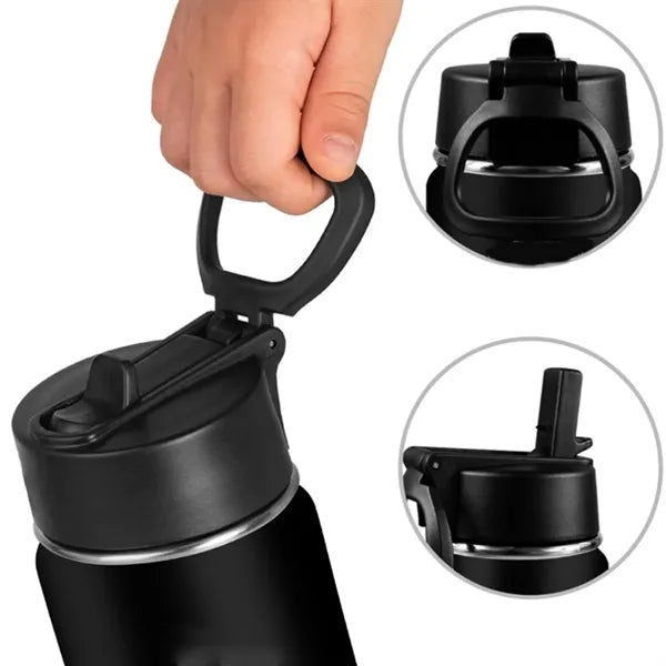 12oz Stainless Steel Insulated Sports Water Bottle