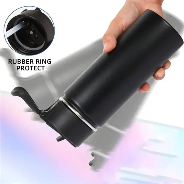 12oz Stainless Steel Insulated Sports Water Bottle