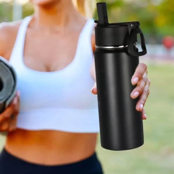 12oz Stainless Steel Insulated Sports Water Bottle