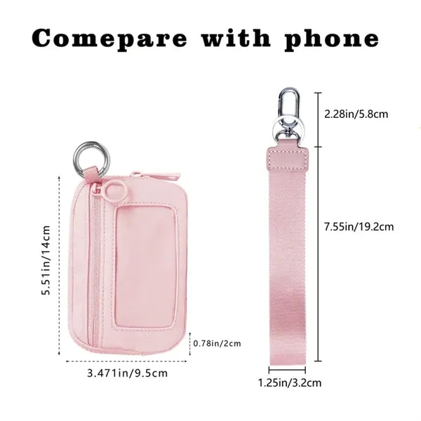Small Wristlet Keychain Wallet
