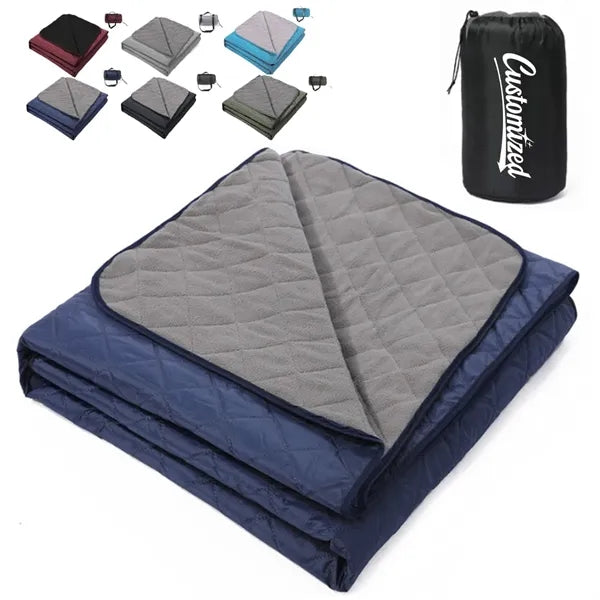 Waterproof Foldable Outdoor Picnic Blanket with Carry Bag