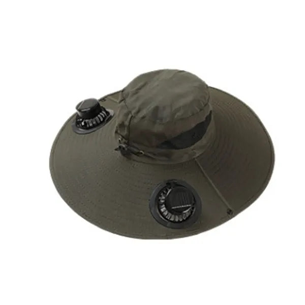 Lightweight Cooling Sun Hat with Fan
