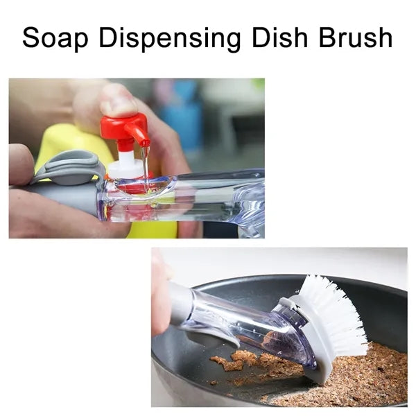 Soap Dispensing Dish Brush