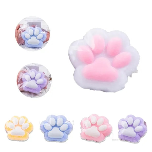 Cute Cat Paw Stress Relief Toy Blind Box Squeeze Fidget