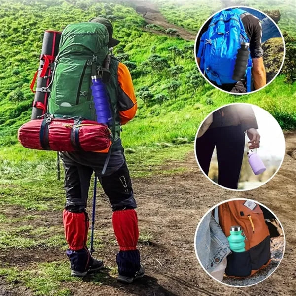 17oz Collapsible Silicone Travel Bottle