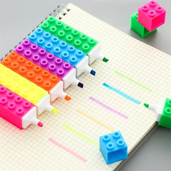 Block Shaped Highlighter Marker