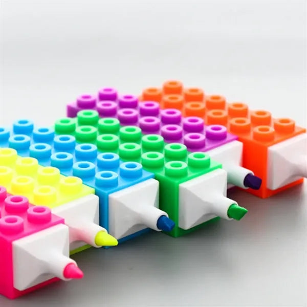 Block Shaped Highlighter Marker