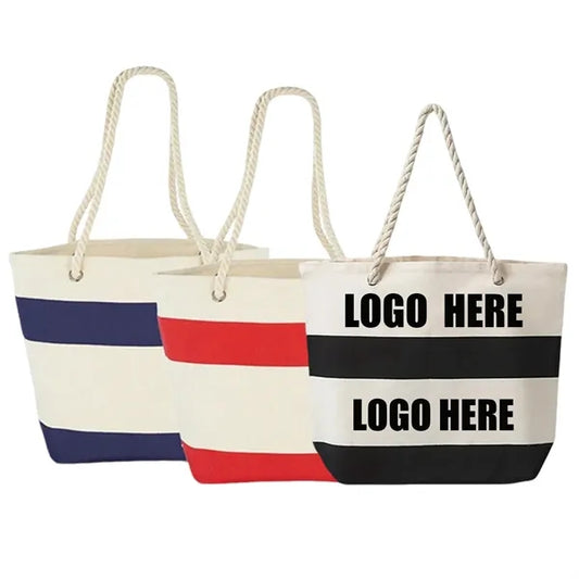 Portsmouth Cotton Canvas Beach Tote Bag