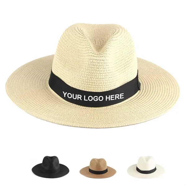Wide Brim Straw Panama Hat