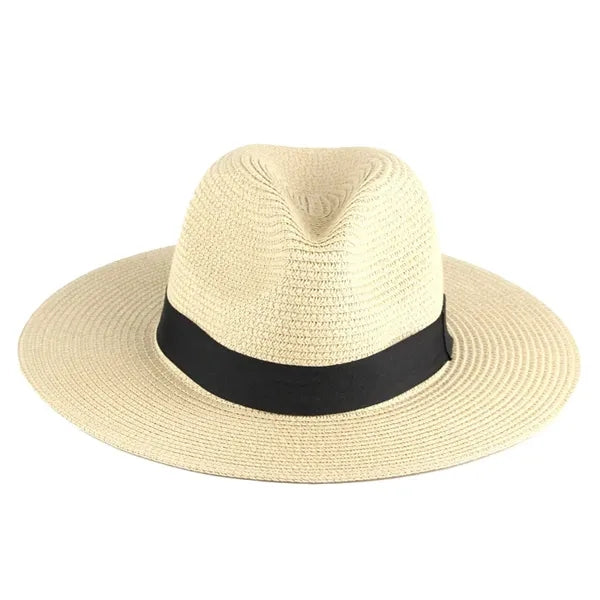 Wide Brim Straw Panama Hat