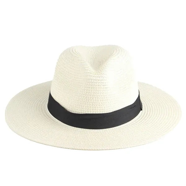 Wide Brim Straw Panama Hat